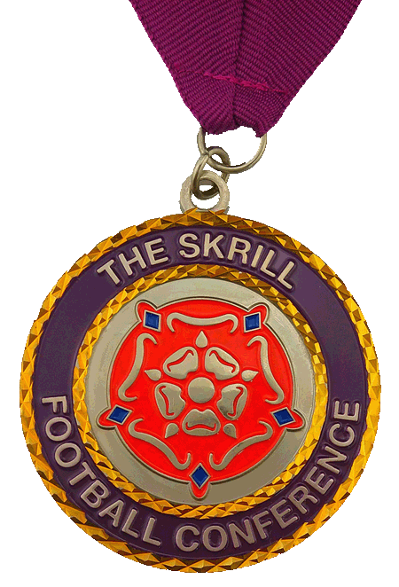 Brass Medal with diamond cutting edge